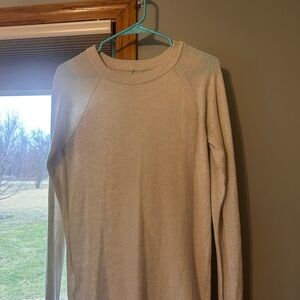 Lululemon Cream Long Sleeve Sweater